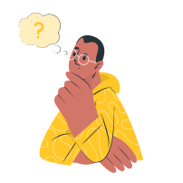 Person thinking illustration