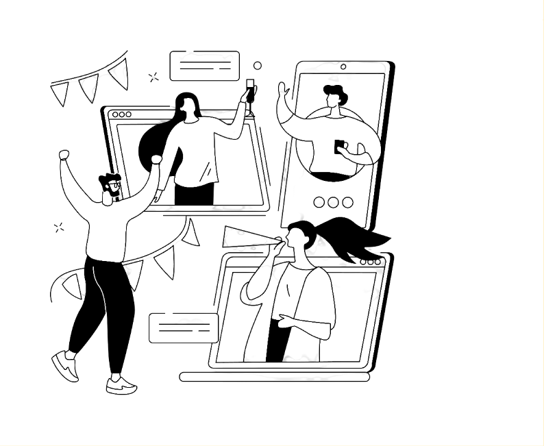 Illustration of teachers collaborating